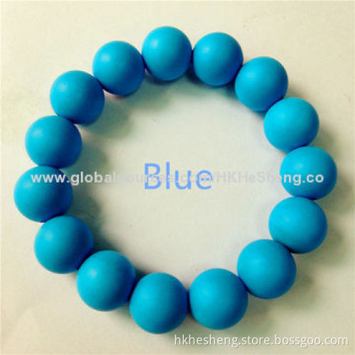 2014 Pretty Casual Silicone Bracelets, BPA-free and Food-grade